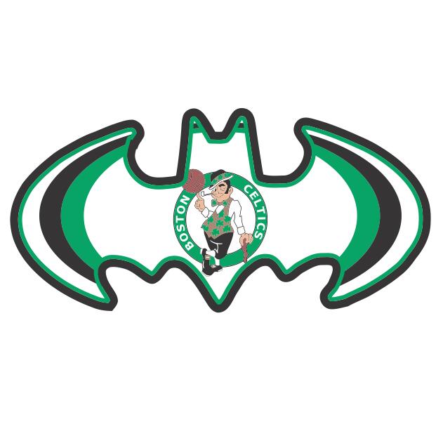 Boston Celtics Batman Logo fabric transfer